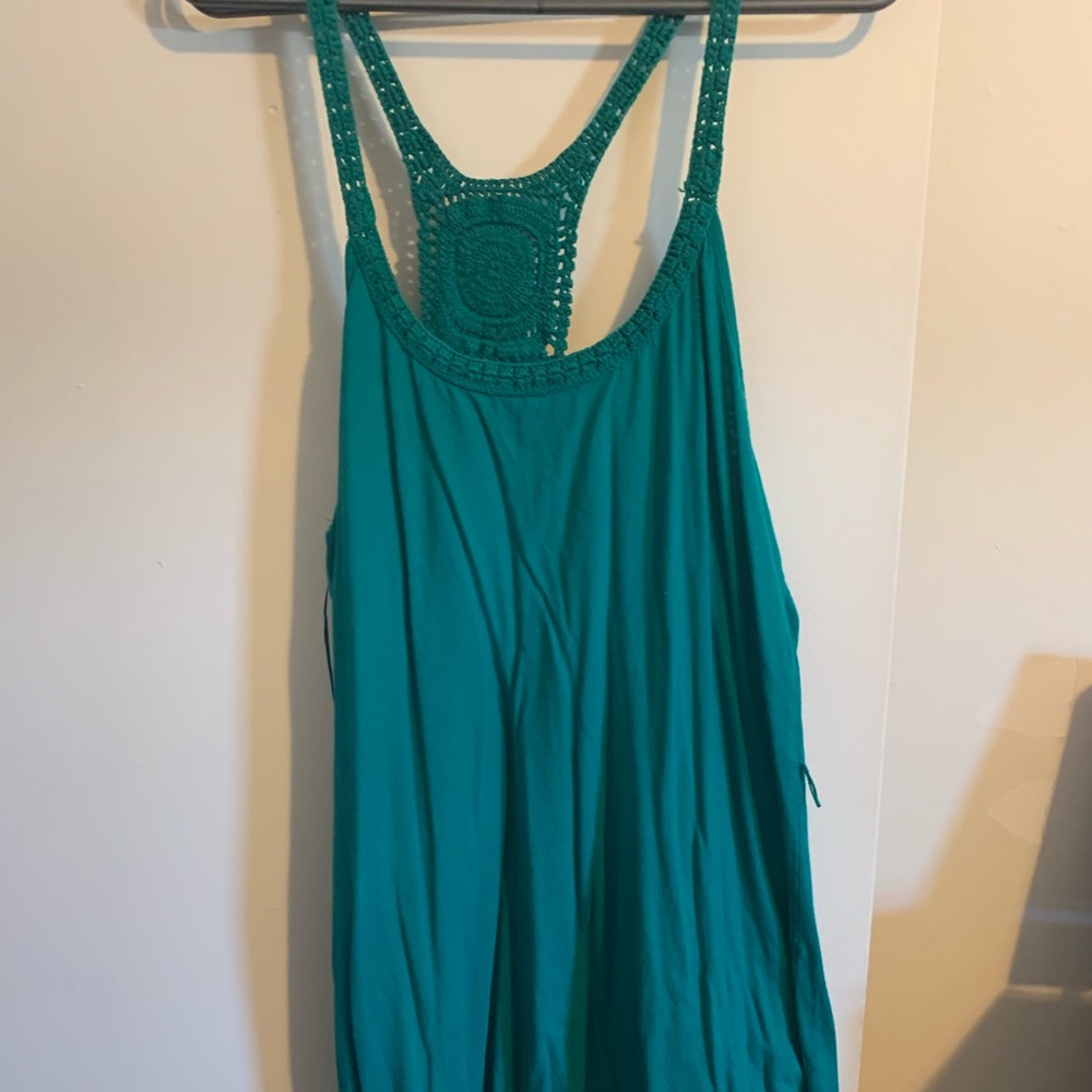 Lucky turquoise bathing suit cover up or dress